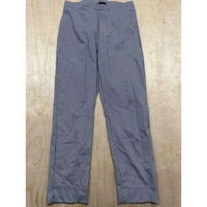 Ragno Cigarette Pants Woman Size 3 US S/M Pin Striped Pull On Stretch Vintage